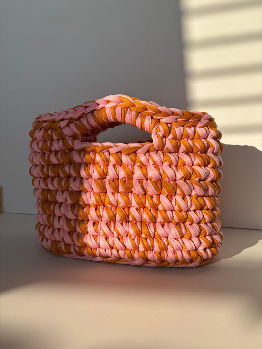 Pink and Mustard bag